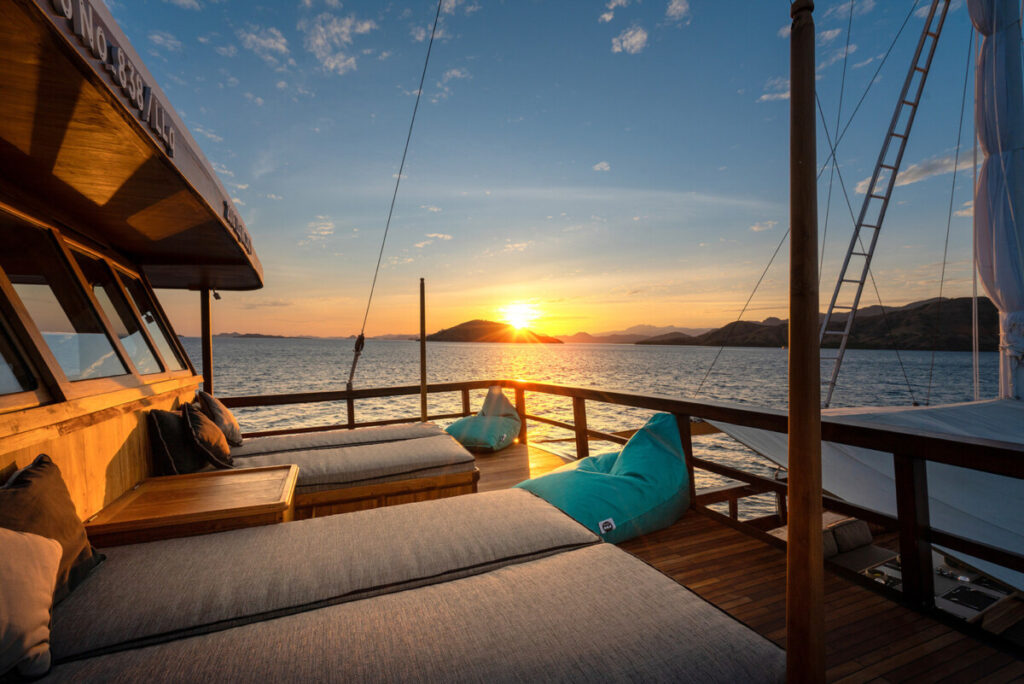 relax and soak up the sun on Indonesia yacht